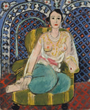 Seated Odalisque - Henri Matisse -  Post-Impressionism Painting