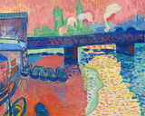 Charing Cross Bridge - Andre Derain - Fauvist Art Painting