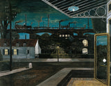 The Viaduct - Paul Delvaux - Surrealism Painting