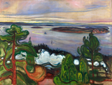 Edvard Munch-Train Smoke