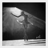 Ballerina Black And White - Art Print