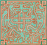 Untitled (160 Z) -  Keith Haring - Pop Art Painting