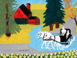 The Wedding Party - Maud Lewis - Canadian Folk Artist Painting