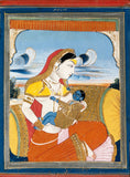 Yashoda Krishna - Vintage Indian Painting