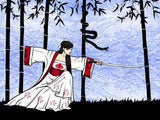 Japanese Art - Digital - The Female Samurai