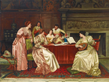 The Rehearsal - Guglielmo Zocchi - European Art Painting