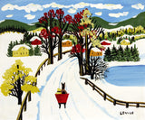 Winter Sleigh Ride - Maud Lewis - Folk Art Painting