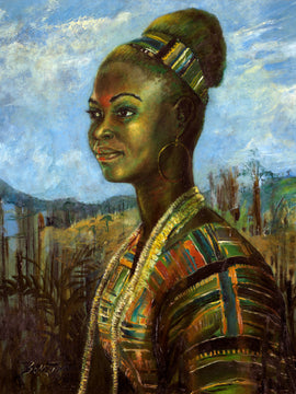 Benedict Enwonwu - Portrait Of Marianne