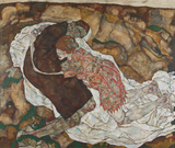 Death And The Maiden (Tod Und Madchen) - Egon Schiele
