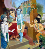 Indian Art - Vintage Art - Krishna With Yasoda And Gopis
