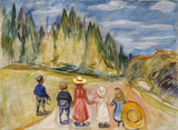Edvard Munch-The Fairytale Forest (Eventyrskogen)