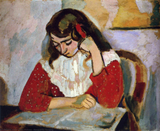 The Reader  - Henri Matisse Post-Impressionism Painting