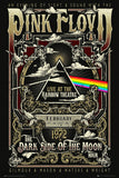 Pink Floyd - Dark Side Of The Moon 1972 Concert At The Rainbow Theatre - Live Concert Poster
