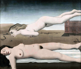 The Dream (De Droom) - Paul Delvaux - Surrealism Painting