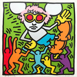Andy Mouse  Keith Haring - Pop Art Painting