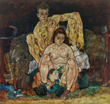 The Family (Die Familie) - Egon Schiele