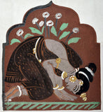 Pranam - Nandalal Bose - Haripura Art - Bengal School Indian Painting
