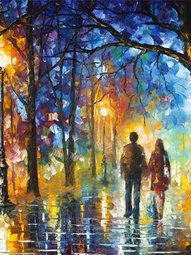 Love Is In The Air - Modern Art Colorful Painting