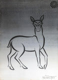 Deer II - Jamini Roy - Bengal Art Painting