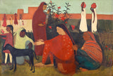 In The Ladies Enclosure - Amrita Sher Gil