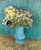 Vase With Lilacs, Daisies And Anemones