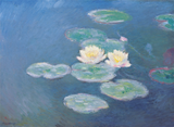 Claude Monet - Nymphéas, effet du soir