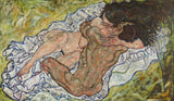 Pair Embracing (Die Umarmung) - Egon Schiele