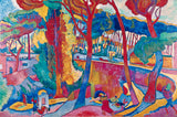 Turning Road (L Estaque) - Andre Derain - Fauve Art Masterpiece Painting