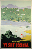Visit India - Mount Abu - Vintage Travel Poster