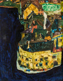 City On The Blue River II - Egon Schiele