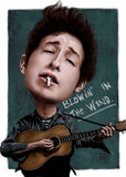 Music And Musicians Poster Collection - Bob Dylan - Blowin In The Wind - Fan Art